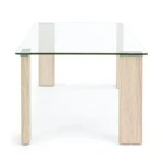 Klubska mizica NEW ARLEY 120x60 natur . Klubska mizica NEW ARLEY 120x60 natur je narejena iz MDF-ja. Nogice so narejene iz MDF-ja z učinkom lesa. Nogice