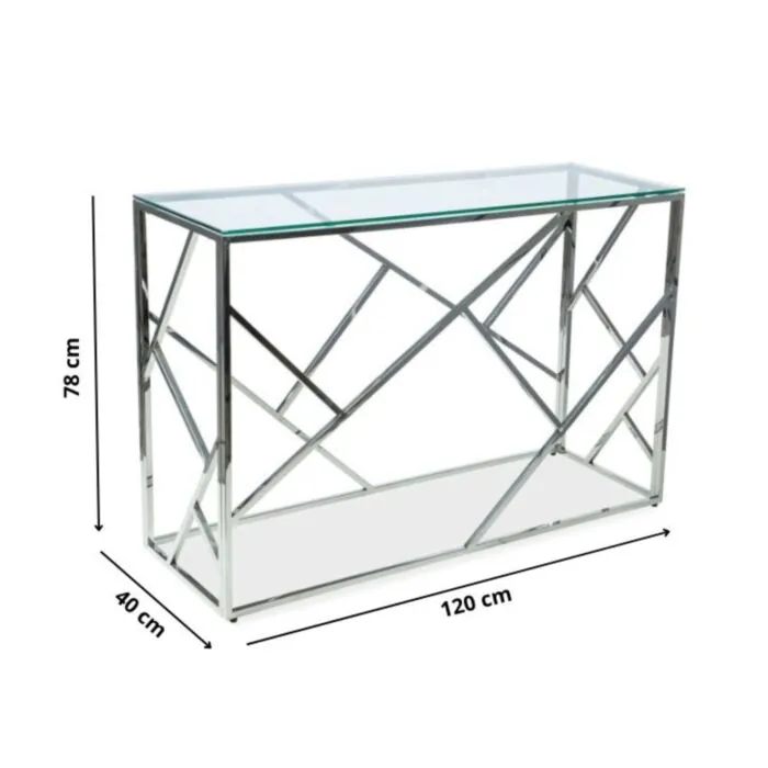 Klubska mizica PACADE . Moderna klubska mizica PACADE. Je zelo kvalitetna in stabilna. Mizna plošča je napravljena iz kaljenega stekla. Podnožje mizne