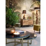 Klubska mizica PHOENIX D37.5 bela . Klubska mizica PHOENIX D37.5 ima kovinski okvir z marmornim vrhom. Mizica je vsestranska in se odlično poda v vsak prostor