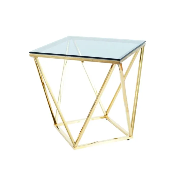 Klubska mizica SILLY . Moderna klubska mizica SILLY. Je zelo kvalitetna in stabilna. Mizna plošča je narejena iz kaljenega stekla. Podnožje mizne plošče