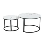 Klubska mizica TOYA bela / marmor . Klubska mizica TOYA bela / marmor je primerna za vsak dnevni prostor. Posebna je zaradi svoje oblike nogic ter možnosti