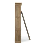 Knjižna omara DOMITILLE . Knjižna omara DOMITILLE, je eleganten kos pohištva, ki popestri vaš prostor. Njen poseben dizajn vas bo navdušil, saj prinese