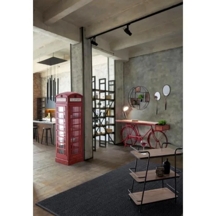 Knjižna omara RED CABIN . Knjižna omara RED CABIN je eleganten kos pohištva, ki popestri vaš prostor. Njen poseben dizajn vas bo navdušil, saj prinese