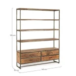 Knjižna polica ELMER 4P-4C - slika 8