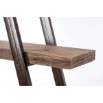 Knjižni poličnik MANCHESTER . Knjižni poličnik MANCHESTER, je popolen kos pohištva. Okvir je narejen iz kakovostnega mangotovega lesa in kovine, noge so