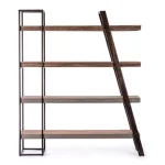 Knjižni poličnik MANCHESTER . Knjižni poličnik MANCHESTER, je popolen kos pohištva. Okvir je narejen iz kakovostnega mangotovega lesa in kovine, noge so