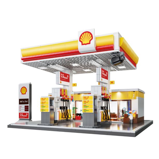 kocke-cada-bricks-shell-bencinska-crpalka-3564344-1 KOCKE CADA BRICKS SHELL BENCINSKA ČRPALKA - slika 2