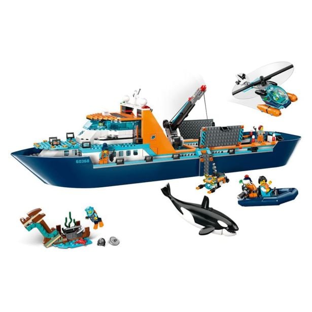 kocke-lego-city-arkticna-razisk-ladja-60368-3365309-2 KOCKE LEGO CITY ARKTIČNA RAZISK. LADJA 60368 - slika 3