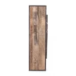 Komoda 1A-2C MANCHESTER ima okvir iz lesa in jekla ter nastavljive noge. Dimenzije: širina: 90cm globina: 40cm višina: 140cm