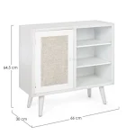 Komoda 1A-3P MONTIEL . Komoda 1A-3P MONTIEL je eleganten kos pohištva, ki popestri vaš prostor. Njen poseben dizajn vas bo navdušil, saj prinese vašemu