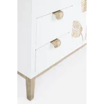 Komoda 1A-4C FOLIUM je edinstven kos pohištva, ki združuje eleganco in prefinjenost. Narejena je iz MDF-ja in kovine. Komoda ima elegantne dizajne pirja v