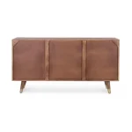 Komoda 2A-4C DHAVAL . Komoda 2A-4C DHAVAL ima okvir iz lesa in MDF-ja. Ročaji so iz kovine. Narejena je iz kakovostnega mangovega in akacijevega lesa. Ima