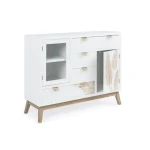 Komoda 2A-4C FOLIUM . Komoda 2A-4C FOLIUM je eleganten kos pohištva, ki popestri vaš prostor. Njen poseben dizajn vas bo navdušil, saj prinese vašemu