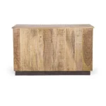 Komoda 2A-7C TUDOR . Komoda TUDOR je narejena iz lesenega okvirja (mango), podnožje je kovinsko. Dimenzije: širina: 125cm globina: 37cm višina: 80cm