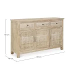 Komoda 3A-3C MAYRA . Komoda 3A-3C MAYRA je eleganten kos pohištva, ki popestri vaš prostor. Njen poseben dizajn vas bo navdušil, saj prinese vašemu