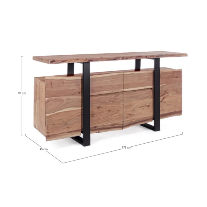 Komoda 4A-2C ARTUR Komoda 4A-2C ARTUR . Komoda 4A-2C ARTUR je edinstven kos pohištva, ki popestri vaš prostor s svojo obliko in eleganco. Narejena je iz kakovostnega