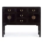 Komoda 4A-5C JINAN črna - slika 7