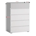 Komoda ALBA 2 . Komoda ALBA 2, je eleganten kos pohištva, ki popestri vaš prostor. Njen poseben dizajn vas bo navdušil, saj prinese vašemu prostoru