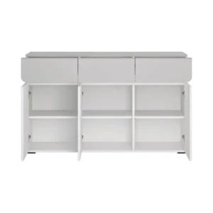 Komoda ALBA . Komoda ALBA, je eleganten kos pohištva, ki popestri vaš prostor. Njen poseben dizajn vas bo navdušil, saj prinese vašemu prostoru eleganco in