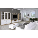 Komoda FAJA . Komoda FAJA je eleganten kos pohištva,ki popestri vaš prostor s svojo eleganco in prefinjenostjo. Primerna je za vsak prostor, tako za dnevno