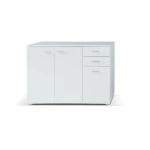 Komoda ICE 1 . Uporabna in praktična komoda ICE 1. je eleganten kos pohištva,ki popestri vaš prostor s svojo eleganco in prefinjenostjo. Primerna je za vsak