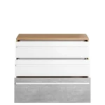 Komoda IRE 2 . Praktična komoda IRE 2 je eleganten kos pohištva, ki popestri vaš prostor. Njen poseben dizajn vas bo navdušil, saj prinese vašemu prostoru