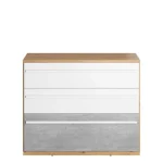 Komoda IRE 2 . Praktična komoda IRE 2 je eleganten kos pohištva, ki popestri vaš prostor. Njen poseben dizajn vas bo navdušil, saj prinese vašemu prostoru