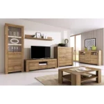 Komoda KYS 155 . Komoda KYS je eleganten kos pohištva, ki popestri vaš prostor. Njen poseben dizajn vas bo navdušil, saj prinese vašemu prostoru eleganco