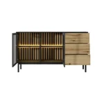 Komoda LANASA 150, je eleganten kos pohištva, ki popestri vaš prostor. Njen poseben dizajn vas bo navdušil, saj prinese vašemu prostoru eleganco in