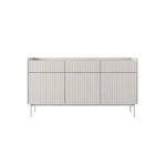 Komoda LEVAS, je eleganten kos pohištva, ki popestri vaš prostor s svojim luksuznim dizajnom. Narejen je iz kakovostnih materialov v bež barvi s kombinacijo