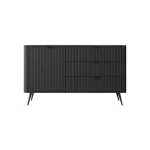 Elegantna in moderna komoda LILJA 3 je eleganten kos pohištva, ki popestri vaš prostor. Njen poseben dizajn vas bo navdušil, saj prinese vašemu prostoru