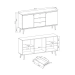 Elementi iz zbirke MORI je eleganten kos pohištva, ki popestri vaš prostor. Njen poseben dizajn vas bo navdušil, saj prinese vašemu prostoru eleganco in