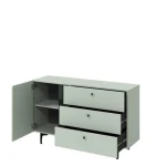 Komoda OLUR 4 . Komoda OLUR 4 je eleganten kos pohištva, ki popestri vaš prostor. Njen poseben dizajn vas bo navdušil, saj prinese vašemu prostoru eleganco