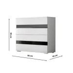 Komoda POMLAD . Komoda POMLAD je eleganten kos pohištva, ki popestri vaš prostor. Njen poseben dizajn vas bo navdušil, saj prinese vašemu prostoru eleganco