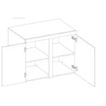 Komoda REN 2 . Uporabna in praktična komoda REN je eleganten kos pohištva,ki popestri vaš prostor s svojo eleganco in prefinjenostjo. Primerna je za vsak