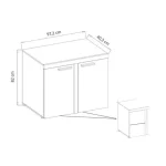 Komoda REN . Uporabna in praktična komoda REN, je eleganten kos pohištva,ki popestri vaš prostor s svojo eleganco in prefinjenostjo. Primerna je za vsak