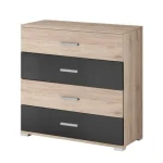 Komoda VENECIA je eleganten kos pohištva, ki popestri vaš prostor. Njen poseben dizajn vas bo navdušil, saj prinese vašemu prostoru eleganco in