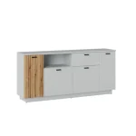 Komoda VIVIJA 2 . Komoda VIVIJA 2, je eleganten kos pohištva, ki popestri vaš prostor. Njen poseben dizajn vas bo navdušil, saj prinese vašemu prostoru