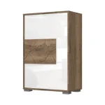 Komoda za predsobo VIŠNJA . Komoda za čevlje VIŠNJA je narejena iz odličnih materialov. Ima "push to open" sistem za odpiranje in zapiranje. Ličnice so