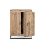 Komoda za steklenice 2A ELMER . Komoda za steklenice 2A ELMER je eleganten kos pohištva, ki popestri vaš prostor. Njen poseben dizajn vas bo navdušil, saj