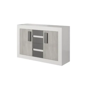 Komoda ZEUS 2 . Komoda ZEUS 2 je eleganten kos pohištva, ki popestri vaš prostor. Njen poseben dizajn vas bo navdušil, saj prinese vašemu prostoru eleganco