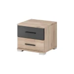 Kompletna spalnica DULE . Opremite svojo spalnico z novim kompletom DULE. Je modernega dizajna in čistih linij. Narejena je iz kvalitetne laminirane plošče