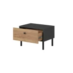 Kompletna spalnica GALIJA . Kompletna spalnica GALIJA vas bo očarala s svojimi toplimi barvami skandinavskega hrasta v kombinaciji s kontrastno antracit