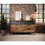 Kompletna spalnica HILTON . Kompletna spalnica HILTON je izvirna, stilska ter z značajem pohištvo. Spalnica, ki bo zagotovila odličen okras. Vsebuje