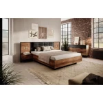 Kompletna spalnica HILTON . Kompletna spalnica HILTON je izvirna, stilska ter z značajem pohištvo. Spalnica, ki bo zagotovila odličen okras. Vsebuje