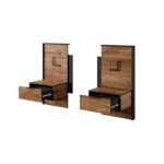 Kompletna spalnica HILTON . Kompletna spalnica HILTON je izvirna, stilska ter z značajem pohištvo. Spalnica, ki bo zagotovila odličen okras. Vsebuje