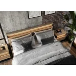 Kompletna spalnica KVIN . Kompletna spalnica KVIN je narejena iz kvalitetne laminirane plošče s ABS robovi. V ceni je vključena 1 x postelja (postelja ima