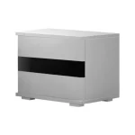 Kompletna spalnica POMLAD . Opremite svojo spalnico z novim kompletom POMLAD. Je modernega dizajna in čistih linij. Narejena je iz kvalitetne laminirane