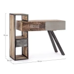 Konzola 2C-1C MANCHESTER . Konzola 2C-1C MANCHESTER je eleganten kos pohištva, ki popestri vaš prostor. Njen poseben dizajn vas bo navdušil, saj prinese