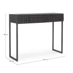 Konzola 2C DORSET . Konzola 2C DORSET je eleganten kos pohištva, ki popestri vaš prostor. Njen poseben dizajn vas bo navdušil, saj prinese vašemu prostoru